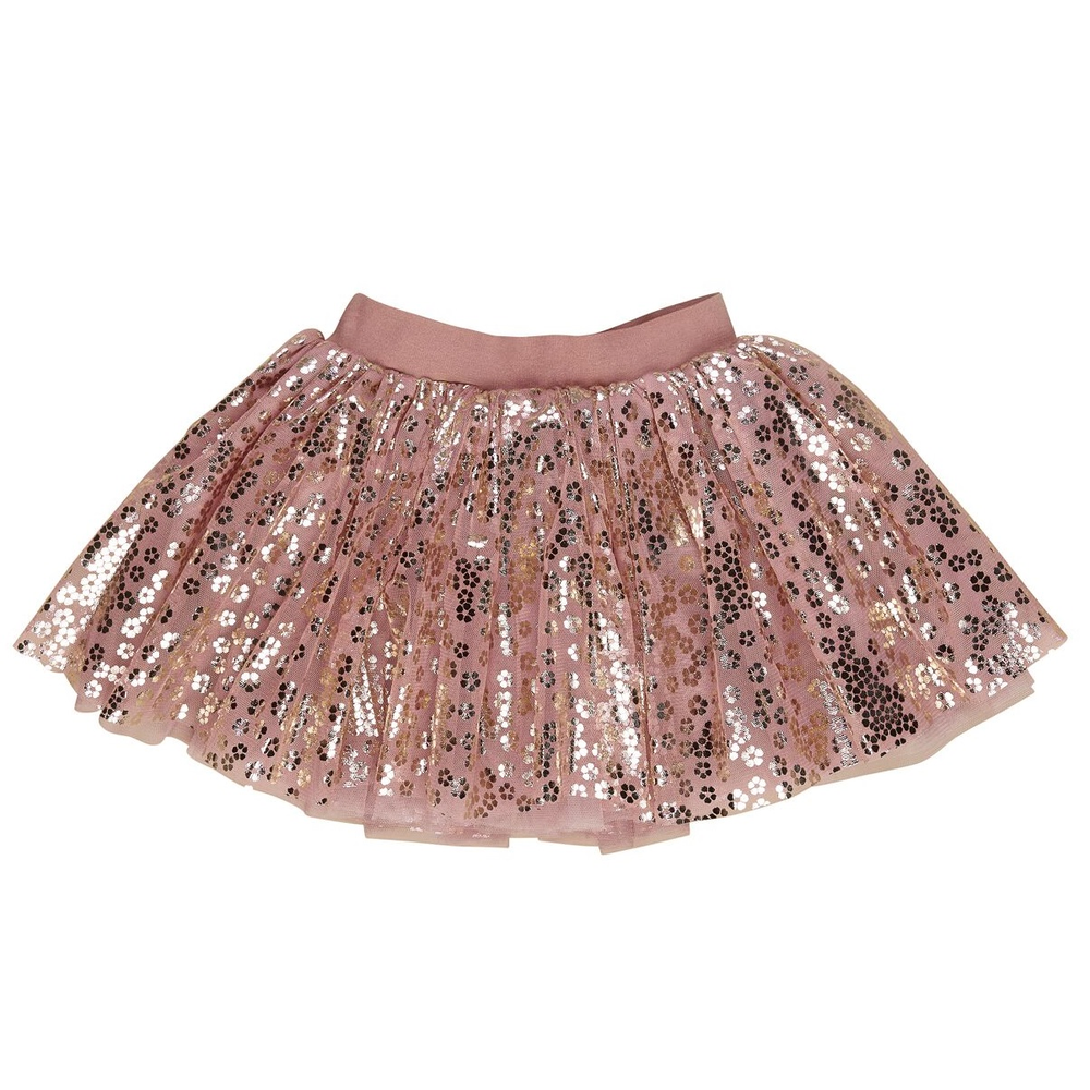 Huxbaby Gold Floral Tulle Skirt - Girls Skirts | Rockies NZ - Huxbaby ...