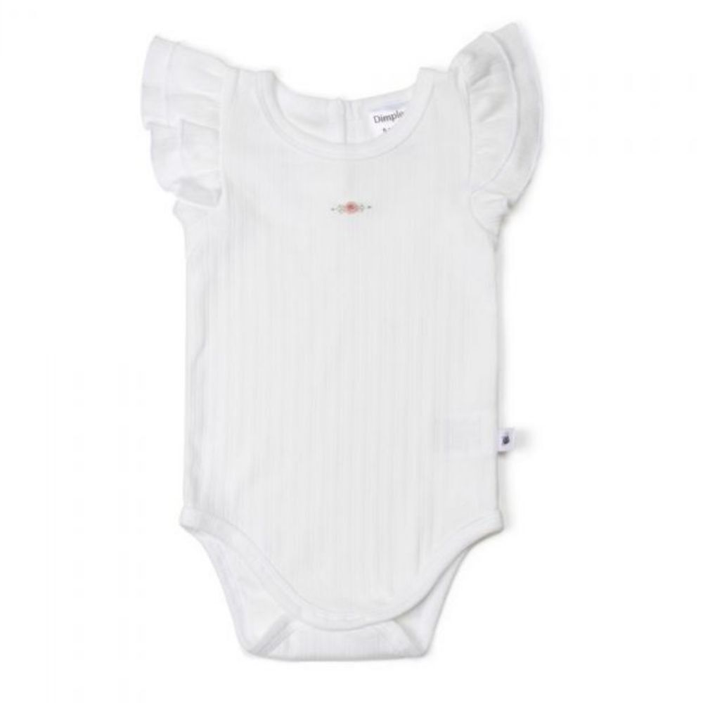 frill bodysuit baby