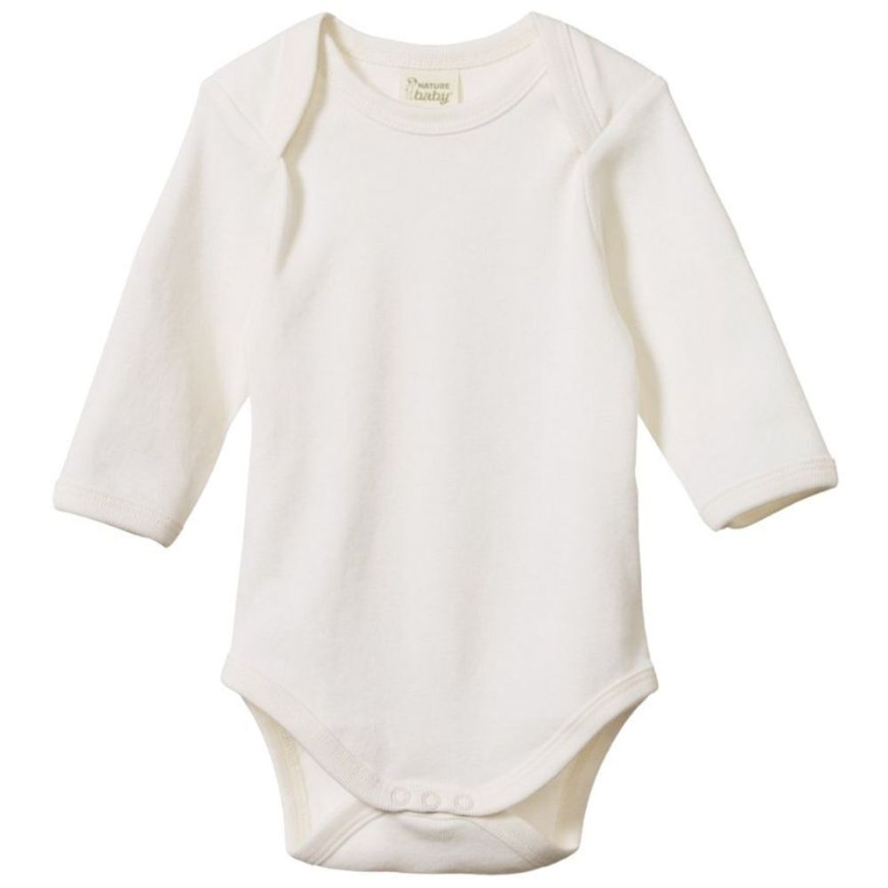 Nature Baby Cotton Long Sleeve Bodysuit