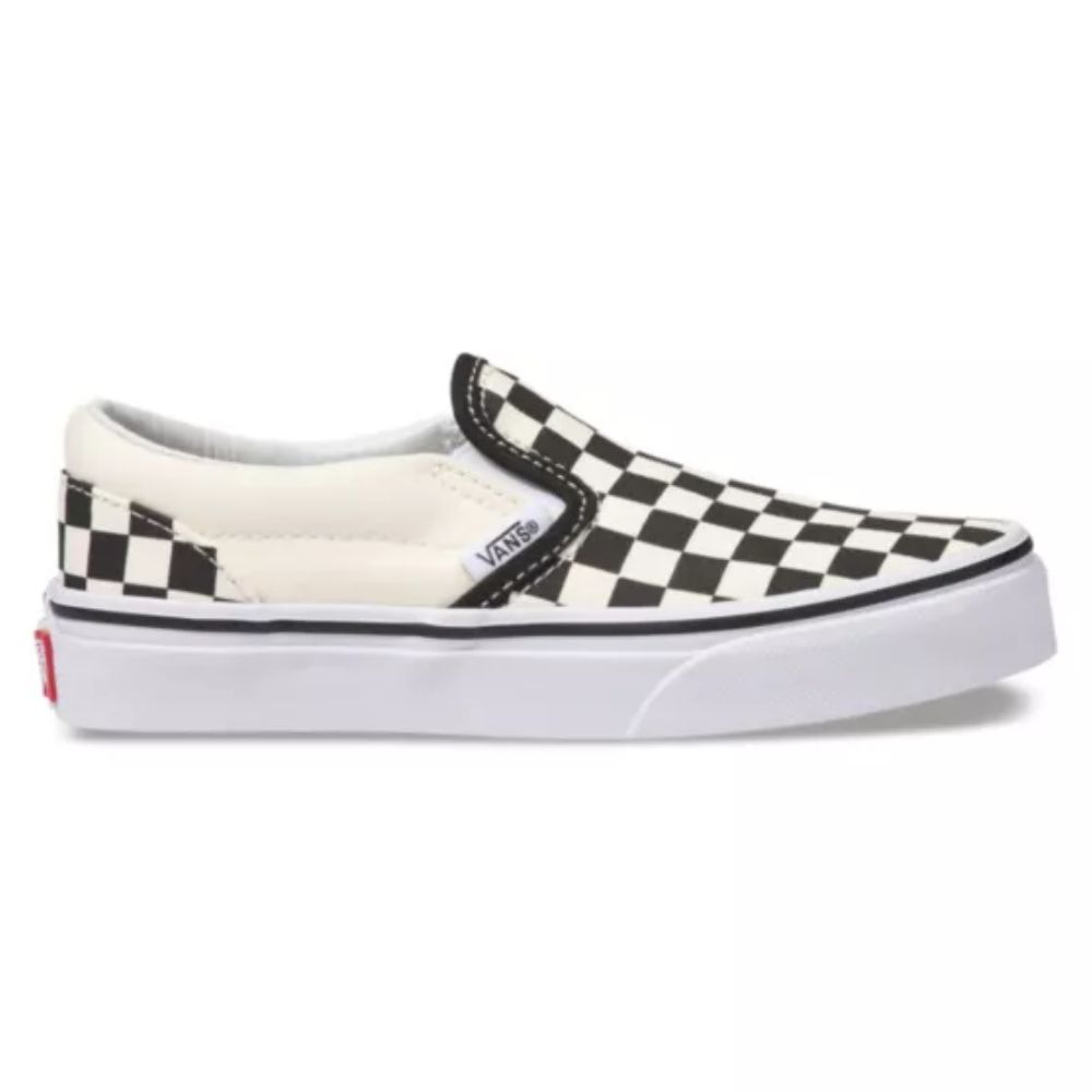 Vans Slip-On Checkerboard Shoe - Boys Footwear | Rockies NZ - Vans 09352145